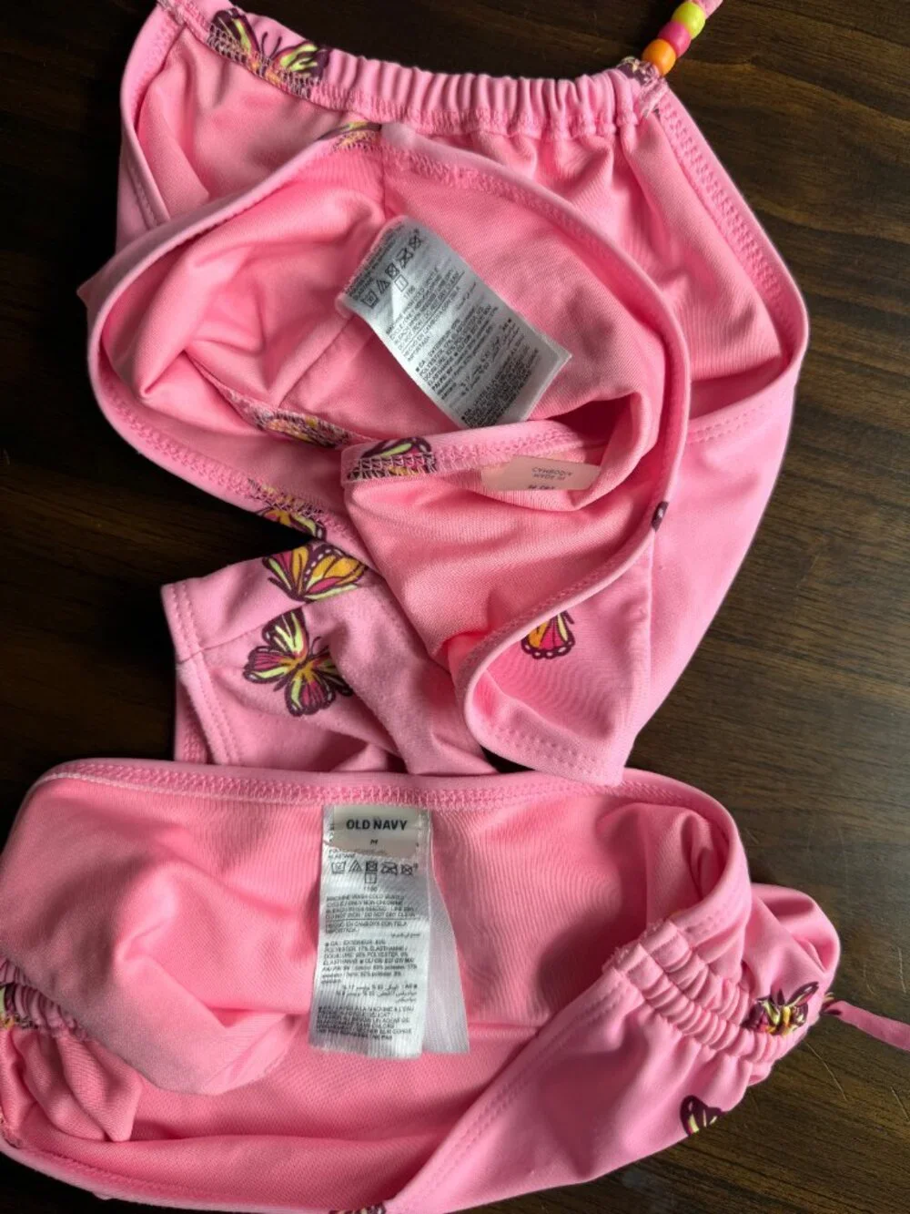 Girls Size 7/8 Two-Piece Swimsuit Lot – 4 Bikini Sets Old Navy Art Class Wonder